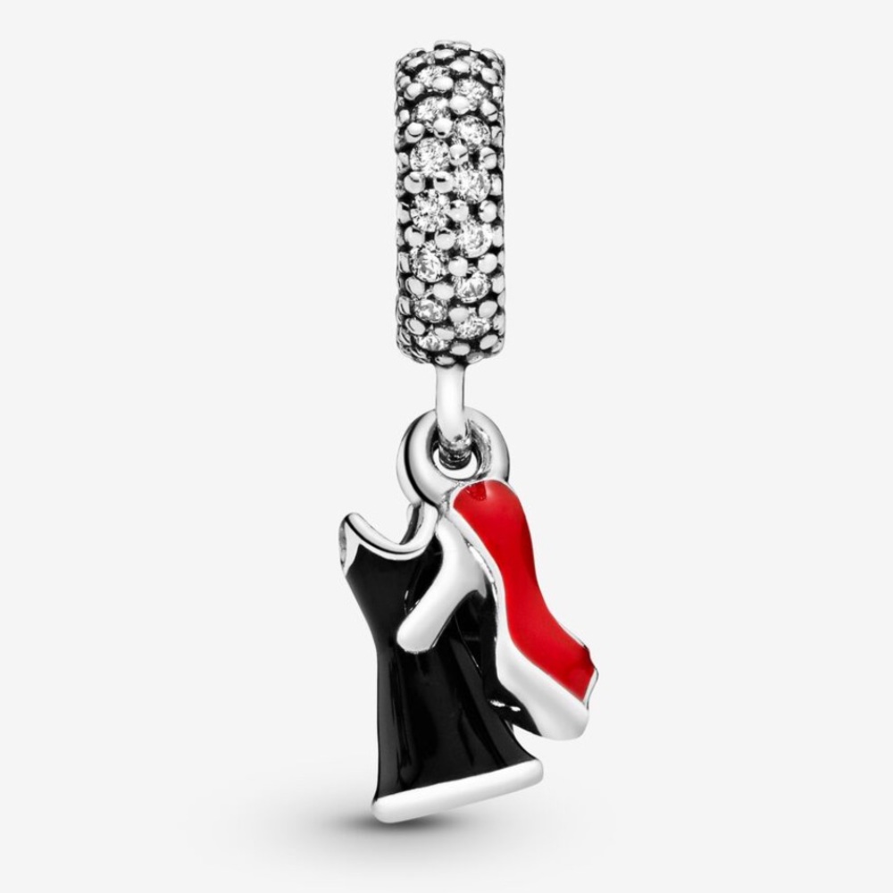 Pandora Stiletto, Dress, and Lipstick Dangle Charm